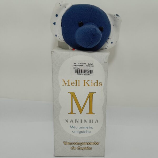Naninha com Prendedor de Chupeta Mell kids Elefantinho