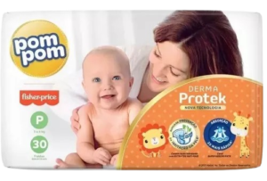 Fralda Pom Pom Derma Protek Jumbo